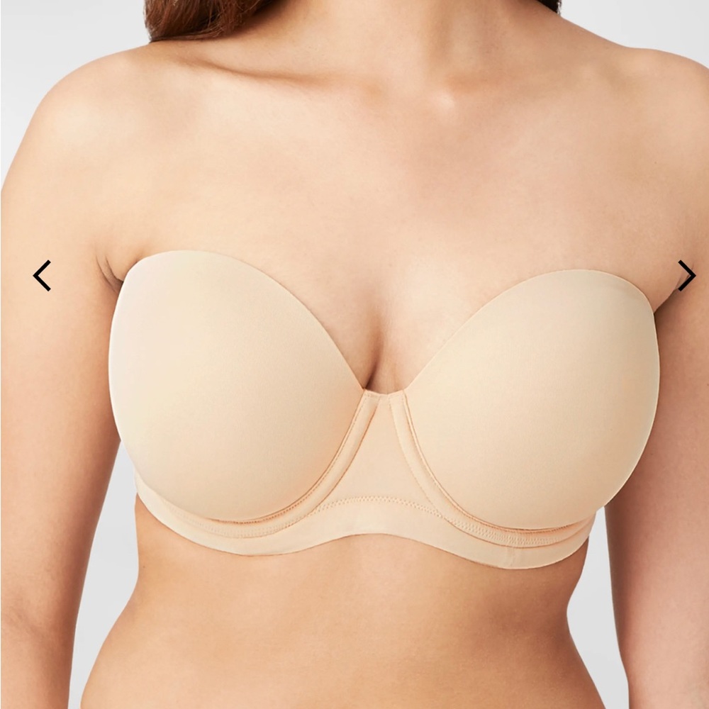 Wacoal Strapless , removable straps . NWT 34C